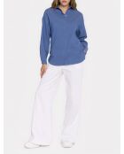 Pantalon en denim blanc à jambes larges