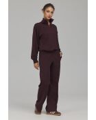 Pantalon de jogging prune