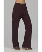 Pantalon de jogging prune