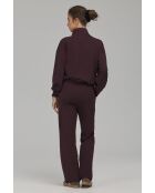 Pantalon de jogging prune