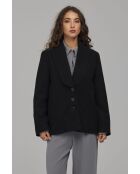 Veste noire à col élégant