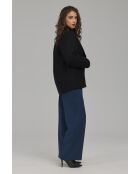 Veste noire à col élégant