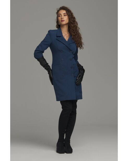 Robe colbat blazer croisée
