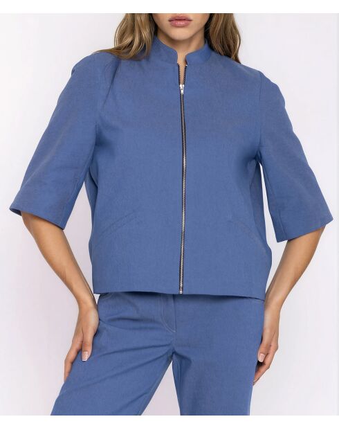 Veste en jean ample - denim bleu