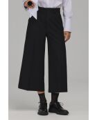 Pantalon noir large court