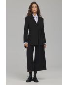 Pantalon noir large court