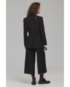 Pantalon noir large court