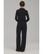 Combinaison pantalon noire zippée