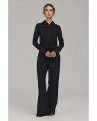 Combinaison pantalon noire zippée