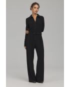 Combinaison pantalon noire zippée