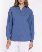 Übergroßes blaues Jeanshemd