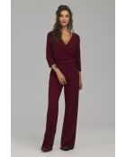 Combinaison bordeaux portefeuille