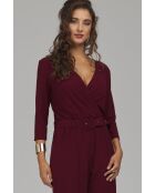 Combinaison bordeaux portefeuille