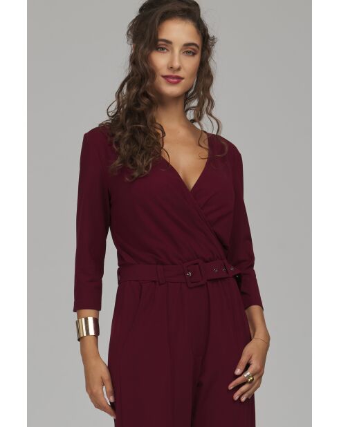 Combinaison bordeaux portefeuille