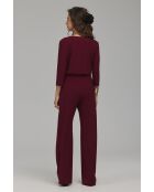 Combinaison bordeaux portefeuille