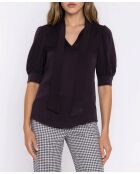 Stylische schwarze Bluse