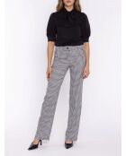 Stylische schwarze Bluse