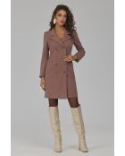 Robe cappucino blazer croisée
