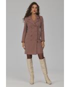 Robe cappucino blazer croisée