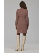 Robe cappucino blazer croisée