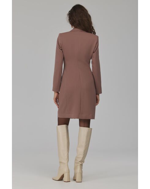 Robe cappucino blazer croisée