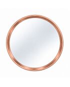 Specchio decorativo in rame - D.30 cm