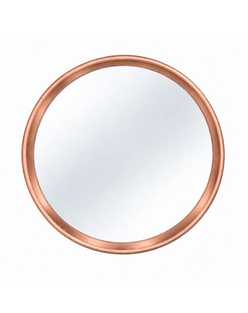 Miroir décoratif cuivre - D.30 cm