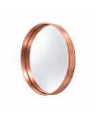 Specchio decorativo in rame - D.30 cm