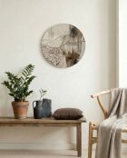 Decoratieve foto ingelijst in veelkleurig MDF - 40x40 cm