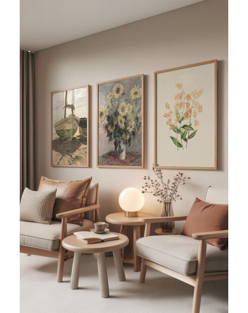 Lot de 3 tableaux décoratifs multicolore - 50x70 cm