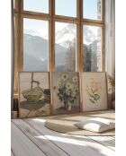 Lot de 3 tableaux décoratifs multicolore - 50x70 cm