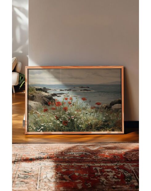 Veelkleurige ingelijste decoratieve foto - 50x70 cm