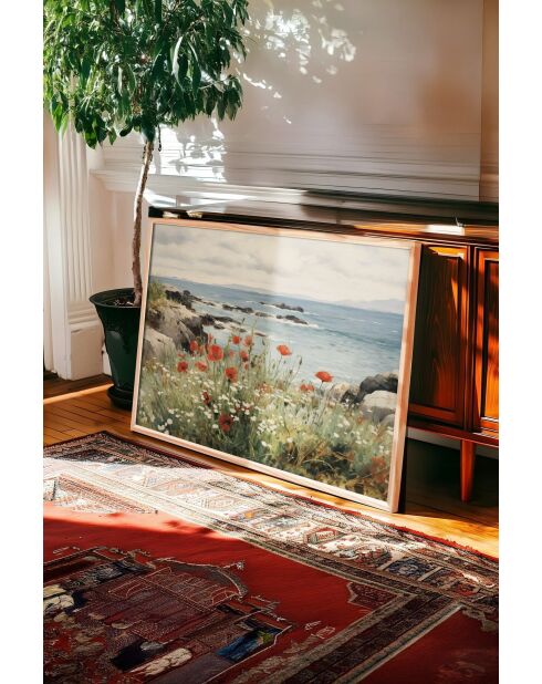 Veelkleurige ingelijste decoratieve foto - 50x70 cm