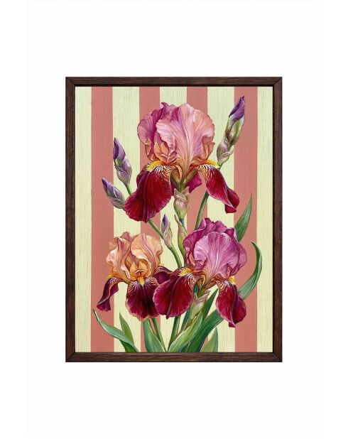 Tableau décoratif encadré en MDF multicolore - 50x70 cm