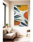 Dekorplatte aus mehrfarbigem Polyester - 100x140 cm