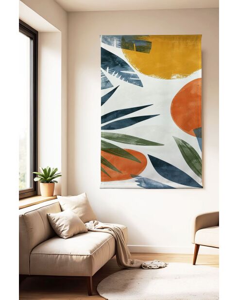 Tableau décoratif en polyester multicolore - 100x140 cm