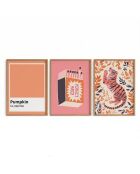 Lot de 3 tableaux décoratifs multicolore - 50x70 cm