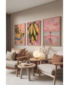 Lot de 3 tableaux décoratifs multicolore - 50x70 cm