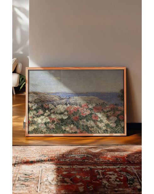 Tableau décoratif encadré multicolore - 50x70 cm
