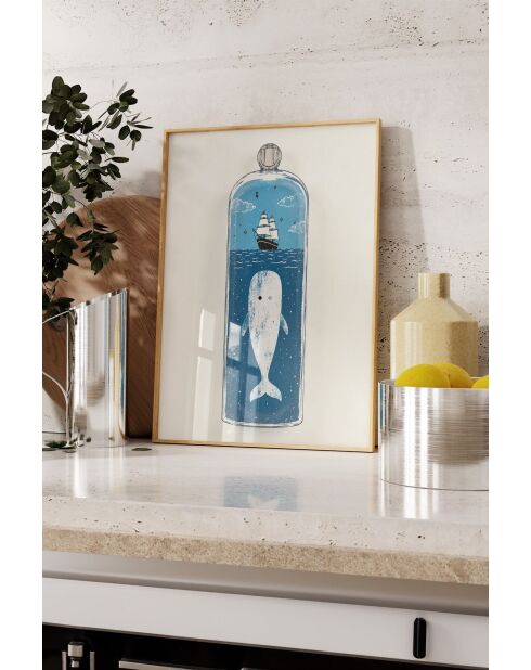 Veelkleurige ingelijste decoratieve foto - 50x70 cm