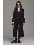 Pantalon noir large court