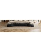 Parure housse de couette en coton + 2 taies d’oreiller troika beige