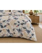 Parure de couette + 2 taies d’oreiller 100% percale de coton oizel multicolore