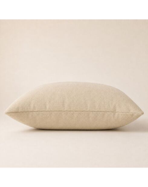 Oreiller en lin blanc - 60x60 cm