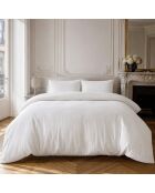 Parure housse de couette 100% double gaze de coton