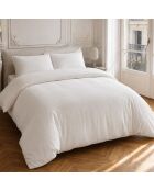 Parure housse de couette 100% double gaze de coton