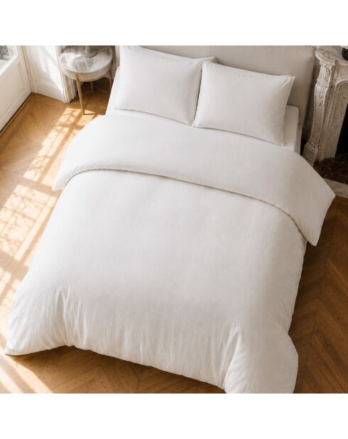 Parure housse de couette 100% double gaze de coton