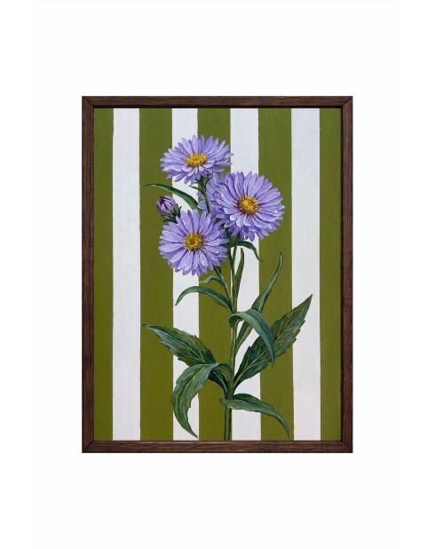 Tableau décoratif encadré en MDF multicolore - 33x48 cm