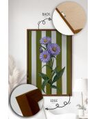 Pannello decorativo incorniciato in MDF multicolore - 33x48 cm