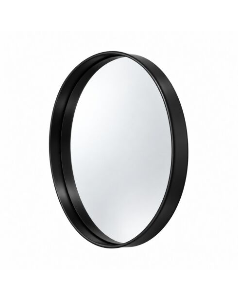 Miroir décoratif noir - D.50 cm